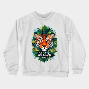 WORLD WILDLIFE DAY Crewneck Sweatshirt